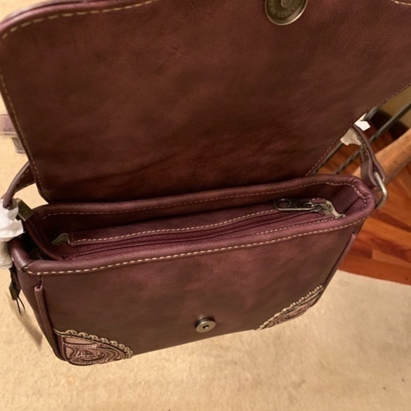 Montana west Embroidery satchel crossbody bag - Picture 7 of 8